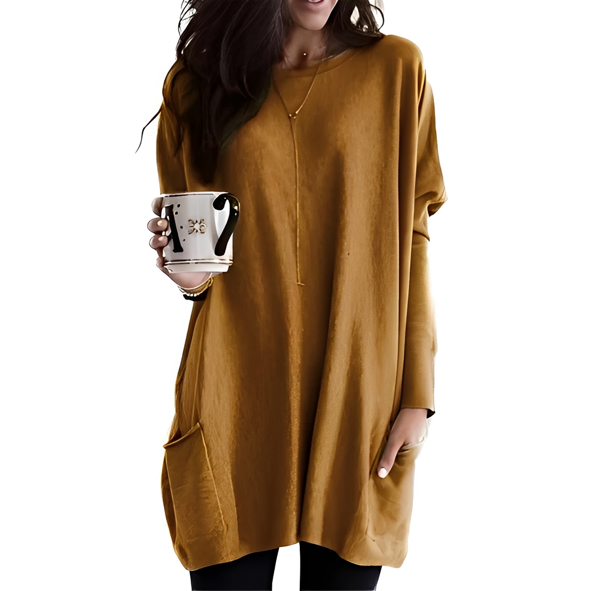 Diane - Komfortabler Pullover mit langen Ärmeln