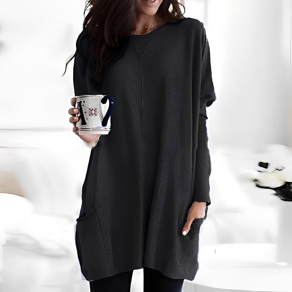Diane - Komfortabler Pullover mit langen Ärmeln