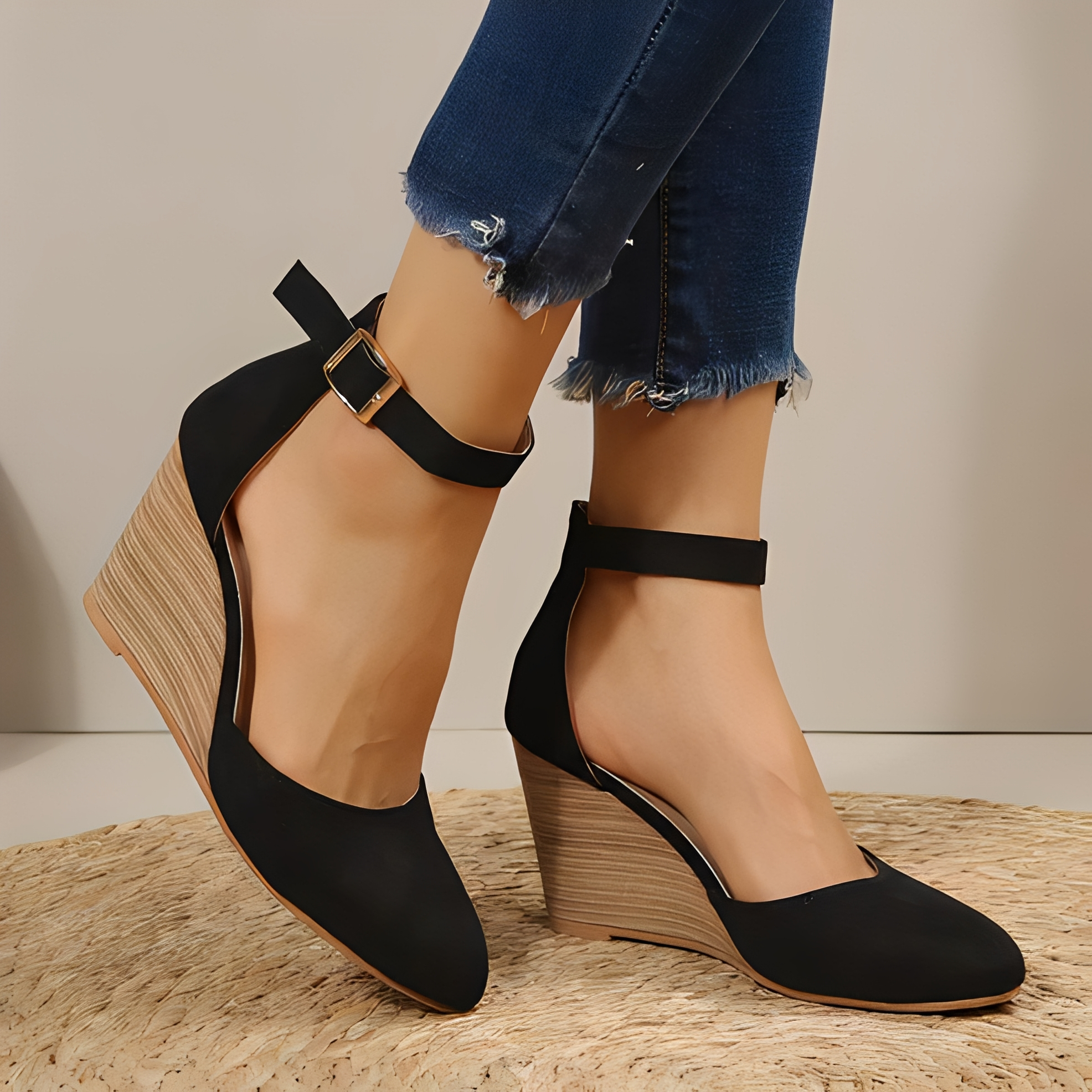 Cristina - Damen-Spitzsandale: Elegant und aktuell