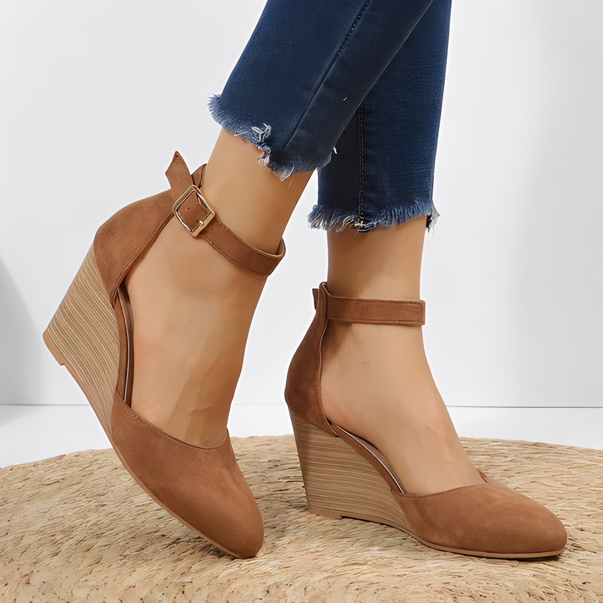 Cristina - Damen-Spitzsandale: Elegant und aktuell