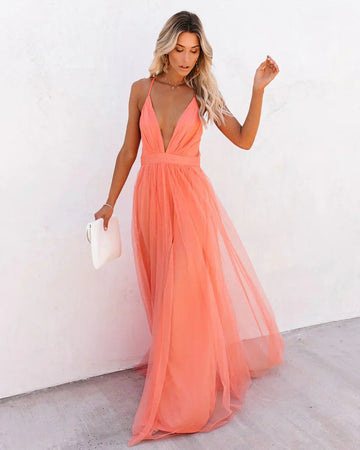 Aliza - Elegantes langes Kleid