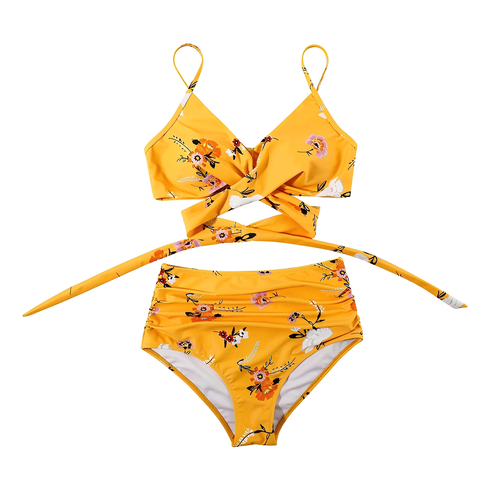Jayah - Damen-Bikini mit hohem Taillenbund