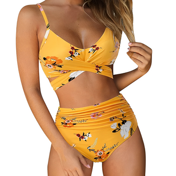 Jayah - Damen-Bikini mit hohem Taillenbund
