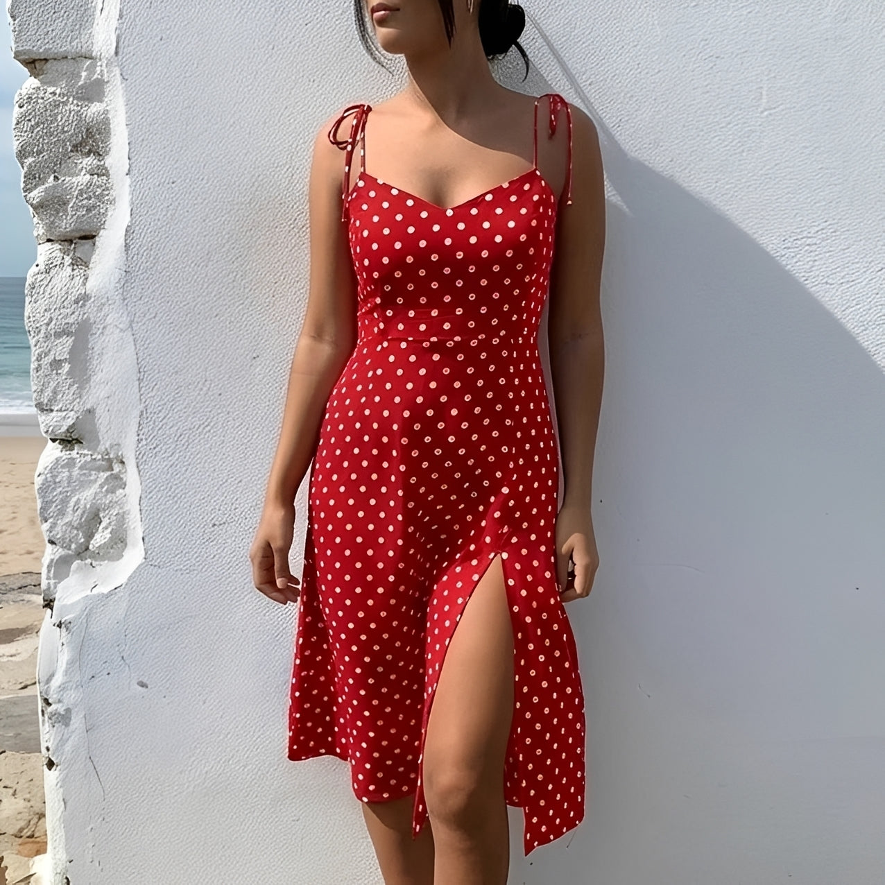 Ryley - Schickes Midikleid mit Punkten