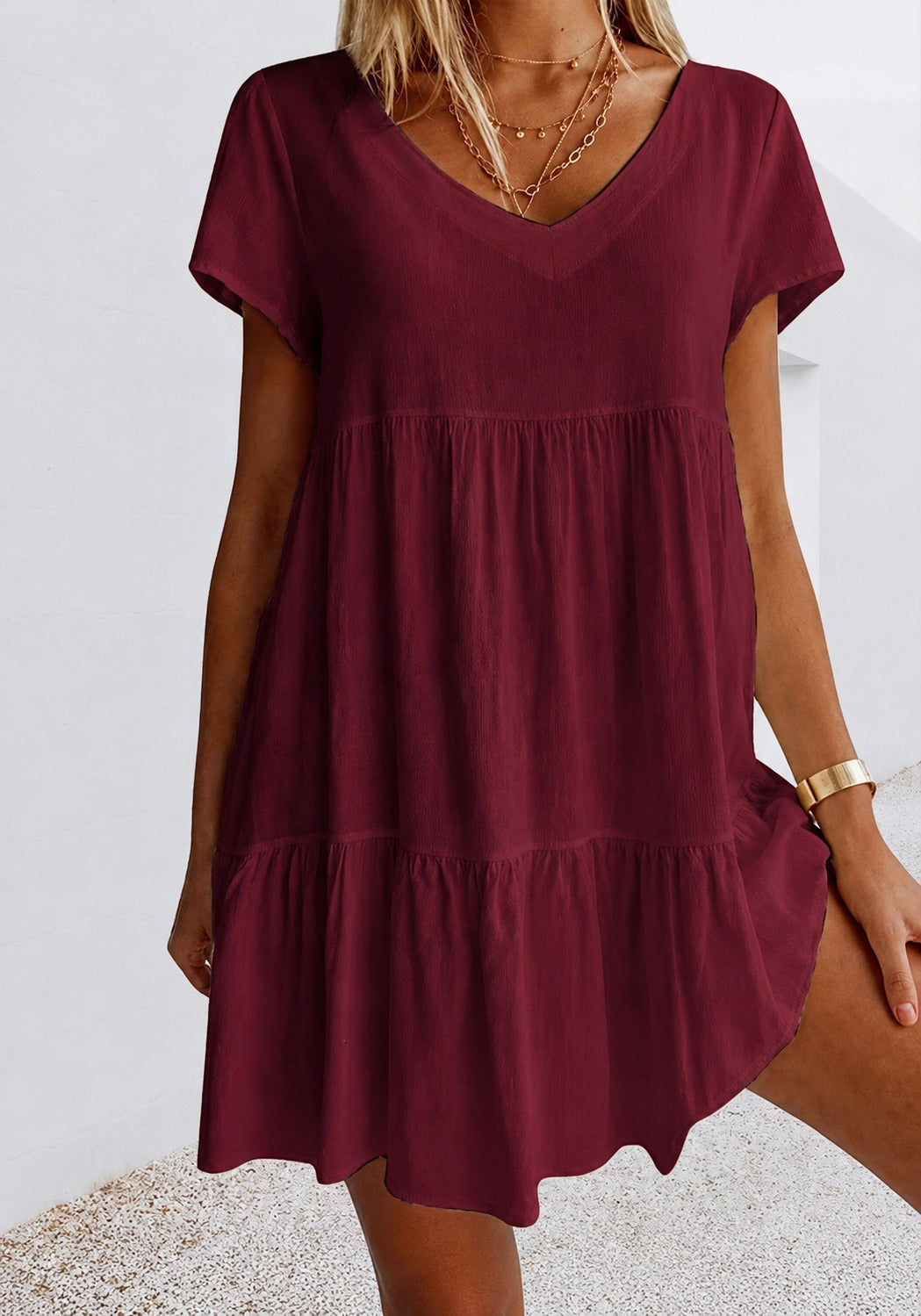 Cordelia - Komfortables Weites Minikleid