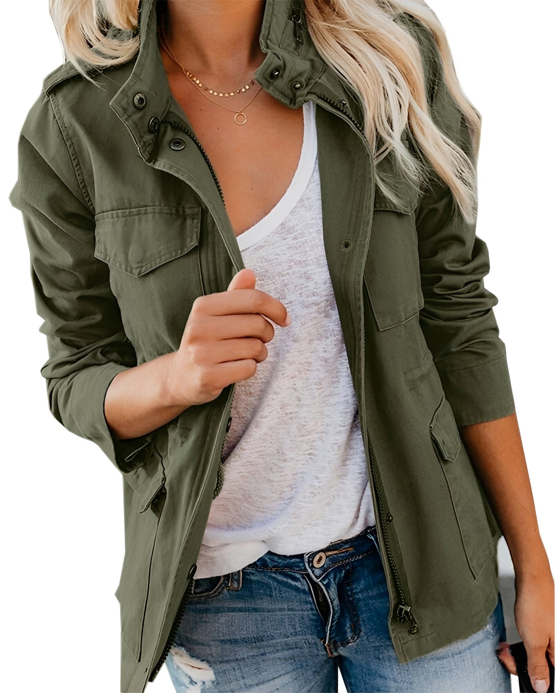 Elodie - Stilvolle Jacke mit Taschen