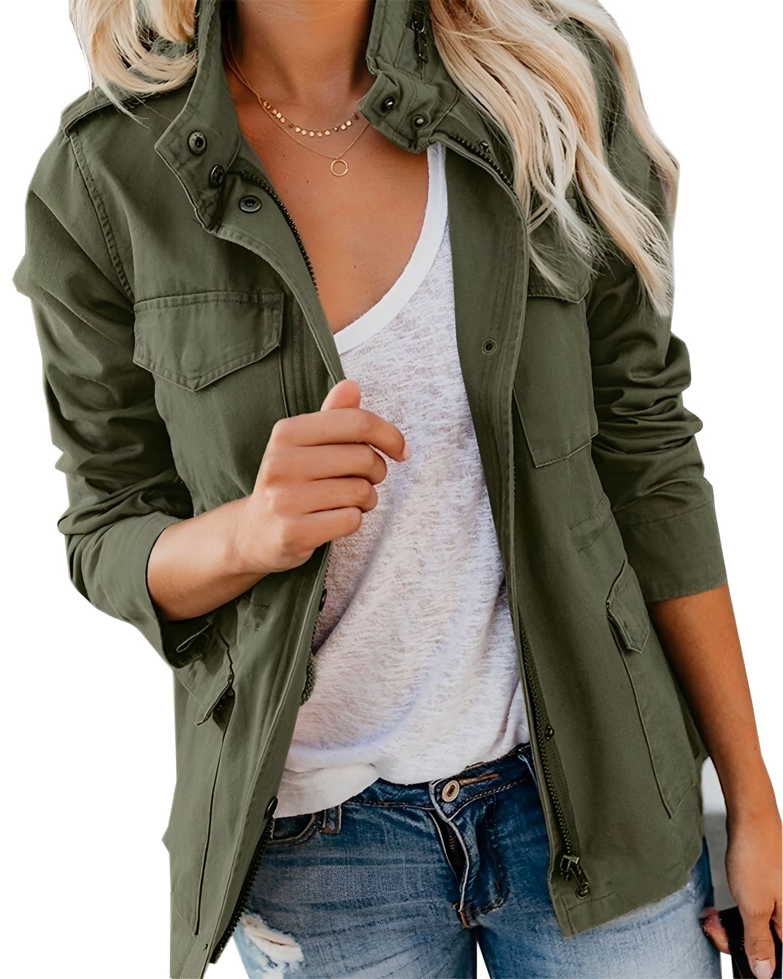 Elodie - Stilvolle Jacke mit Taschen