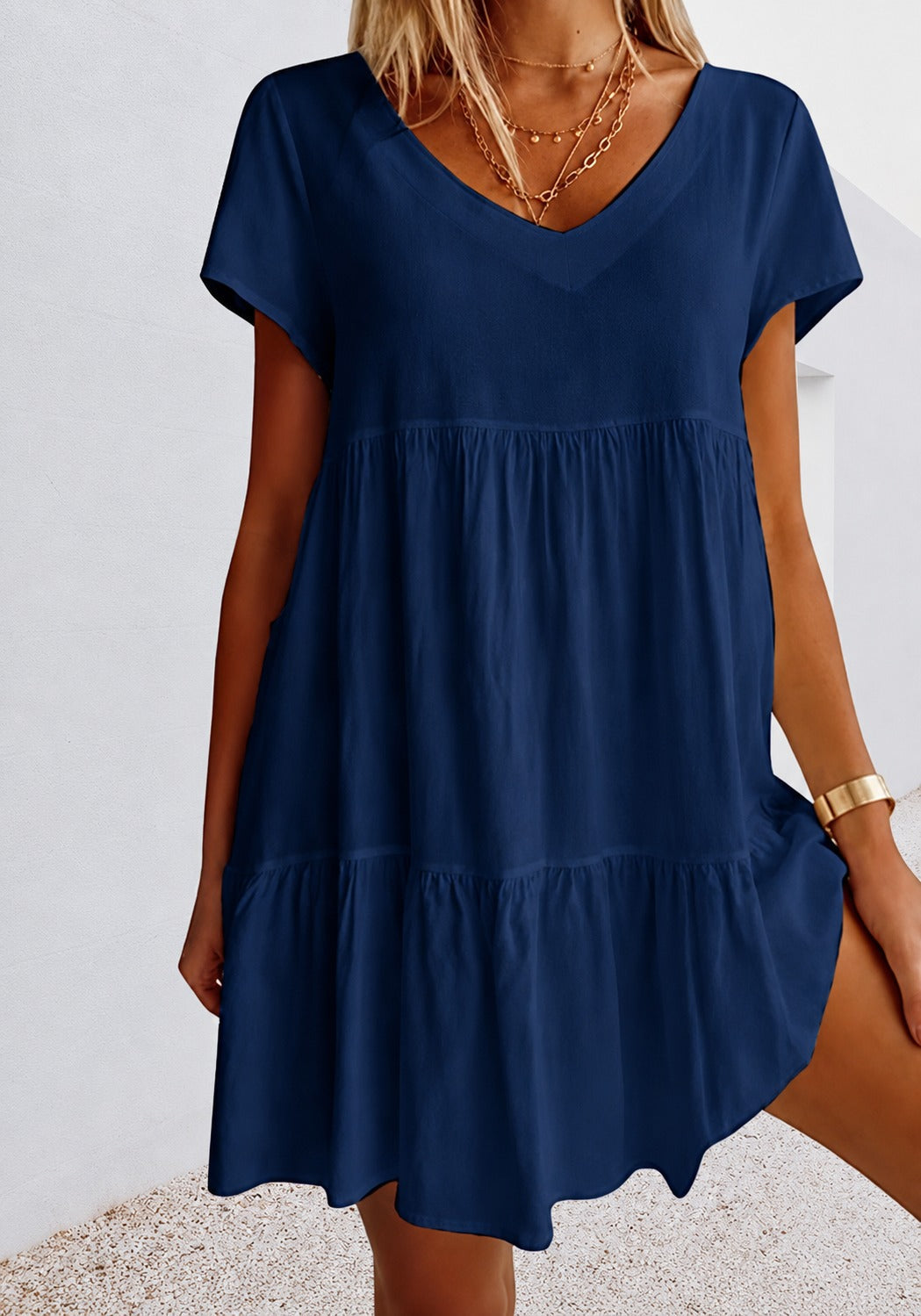 Cordelia - Komfortables Weites Minikleid
