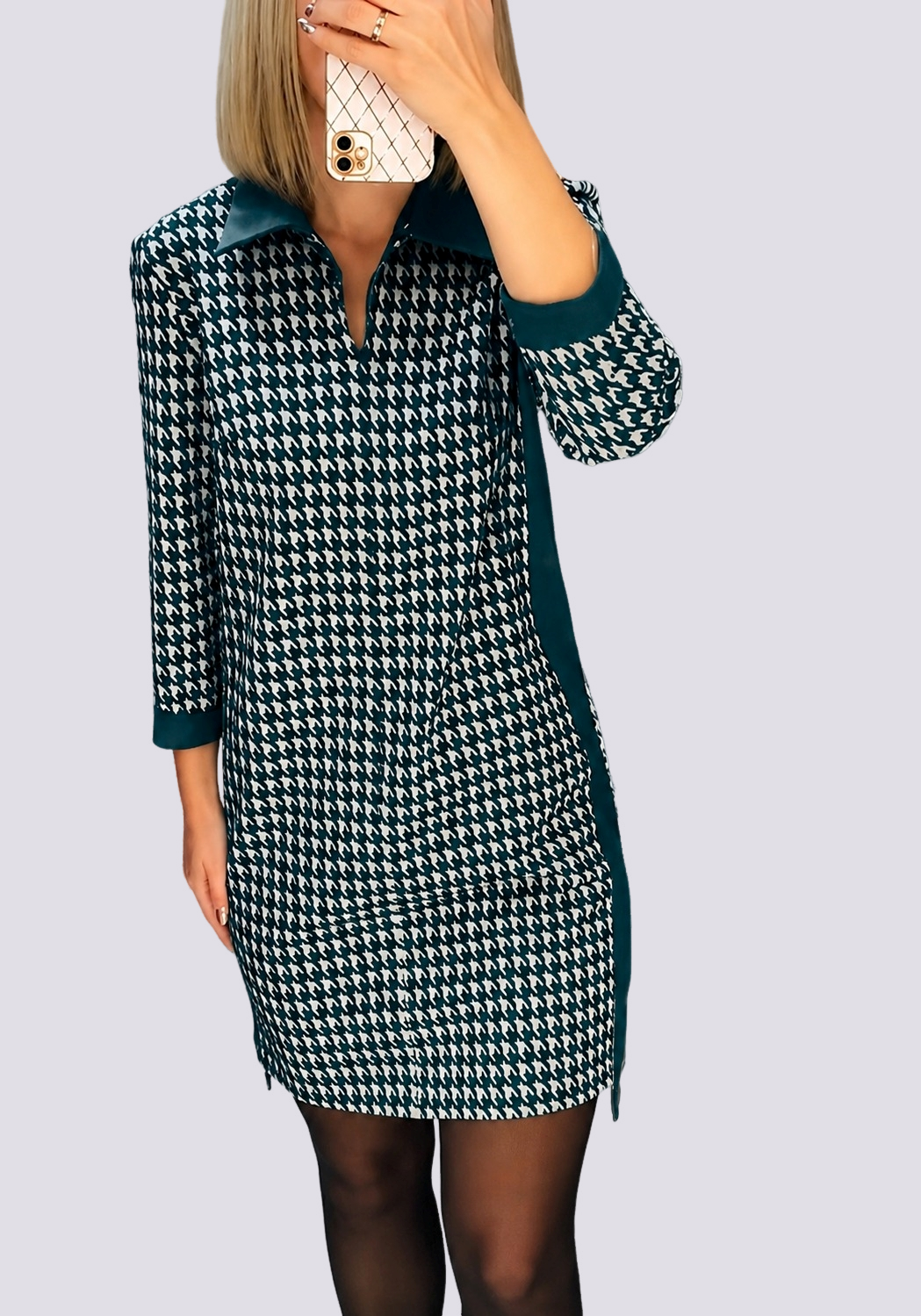 Saskia - Stilvolles Minikleid mit Revers