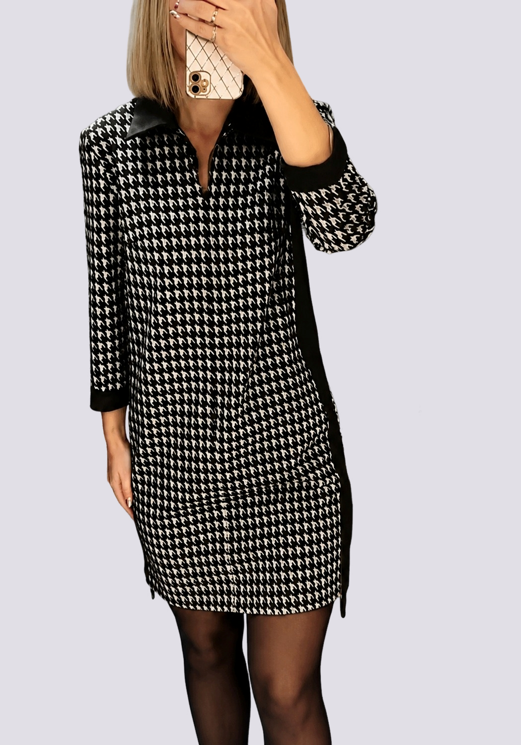 Saskia - Stilvolles Minikleid mit Revers