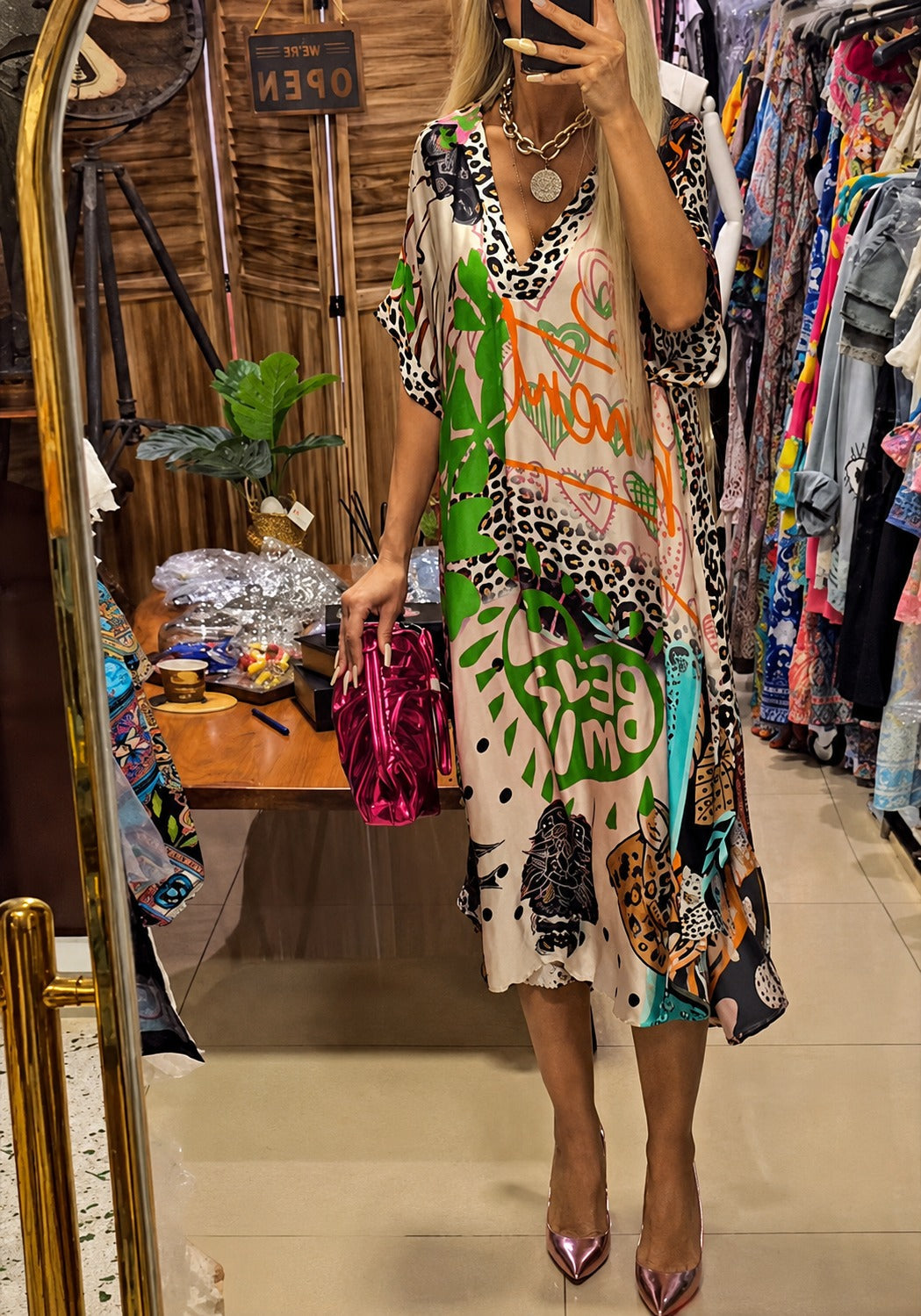 Remy - Elegantes Kleid mit Muster