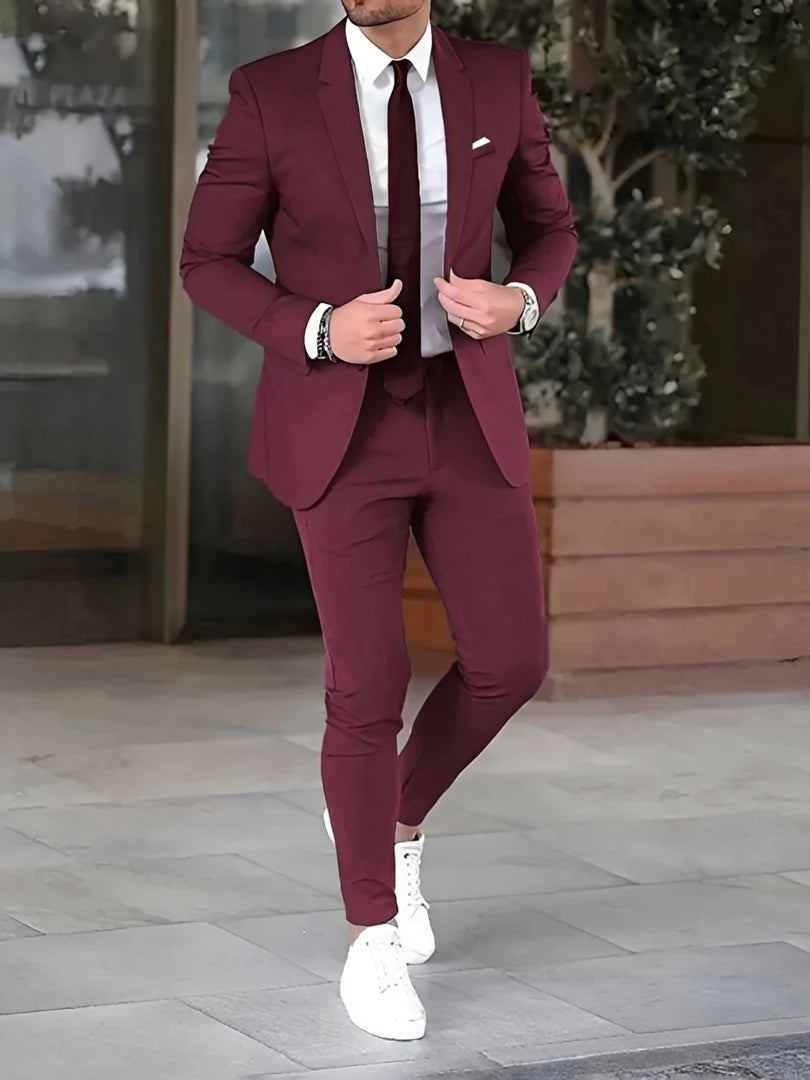 Zion - Schicker Slim Fit Anzug