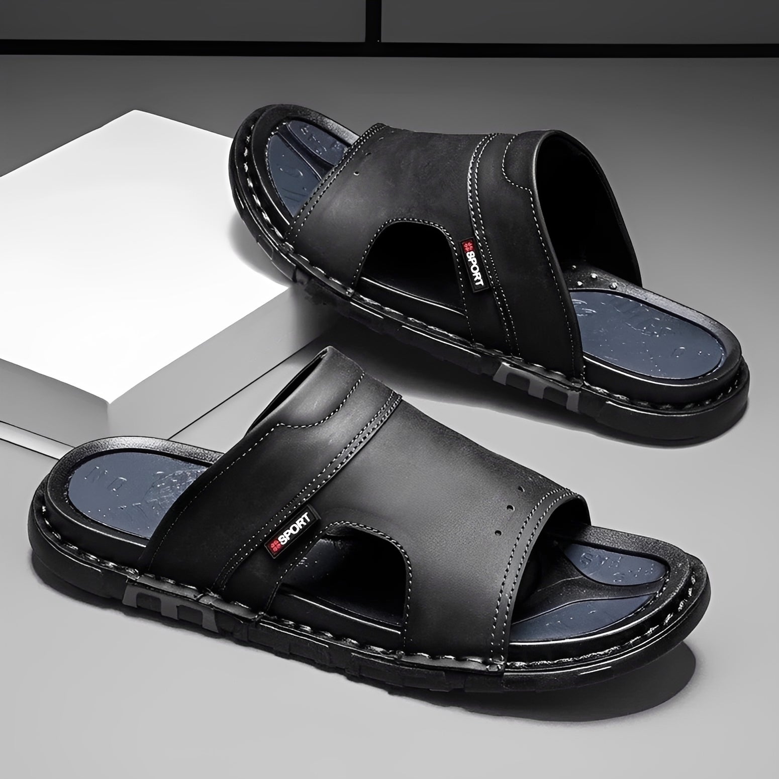 Kent - Gemütliche Weiche Sohlen-Sandalen