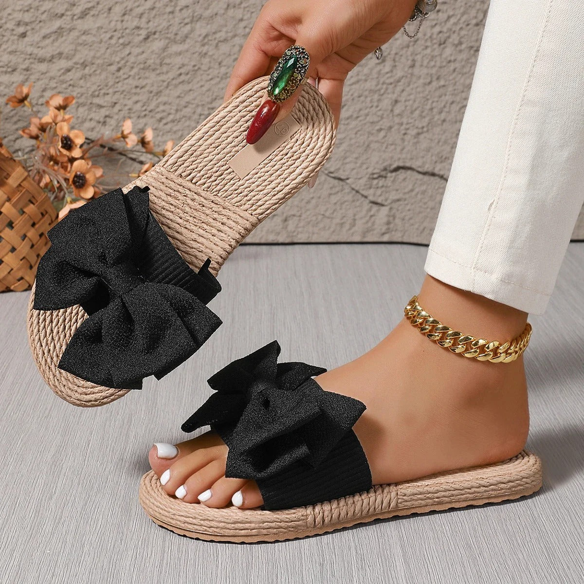 Cecil - Elegante Sandalen mit Schleife
