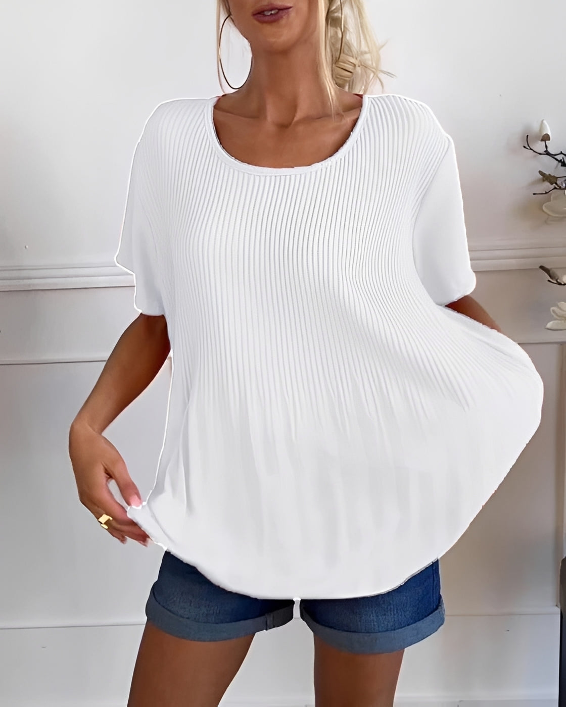 Faye - Legere Bluse mit Faltungen
