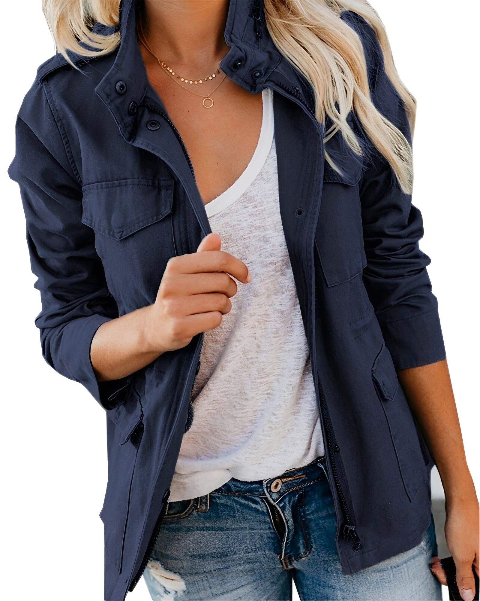 Elodie - Stilvolle Jacke mit Taschen