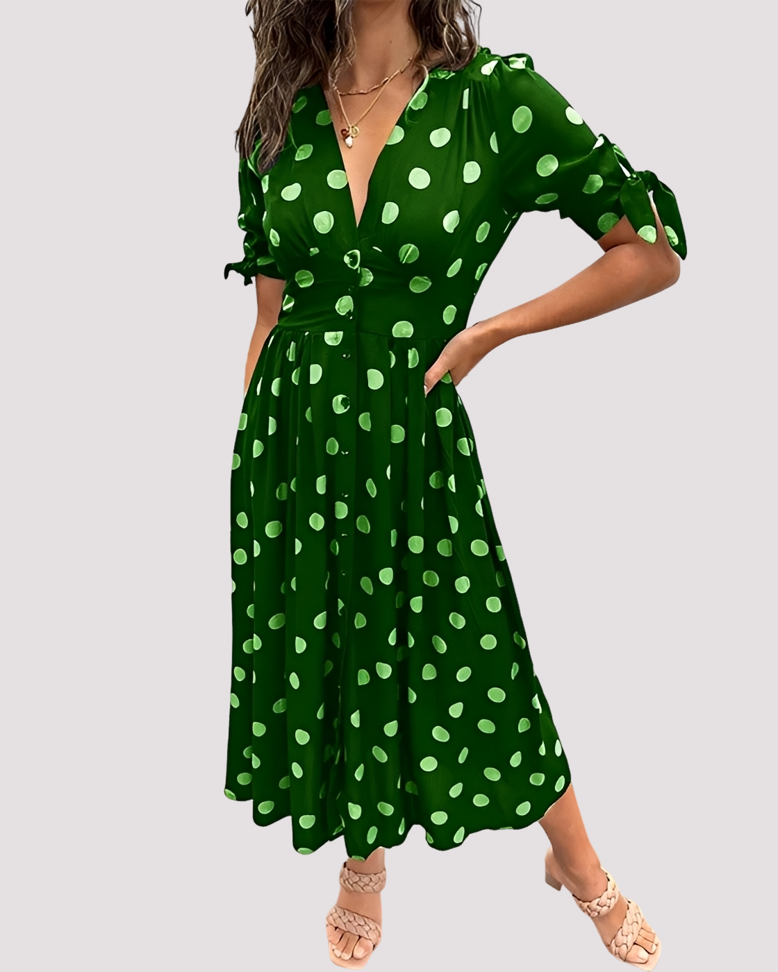 Nicole - Schickes Punktkleid