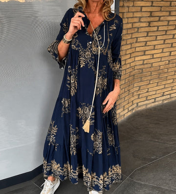 Janice - Zeitloses, leger geschnittenes Kleid