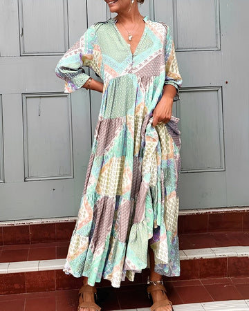 Kirsten - Stilvolles Kleid mit langen Ärmeln