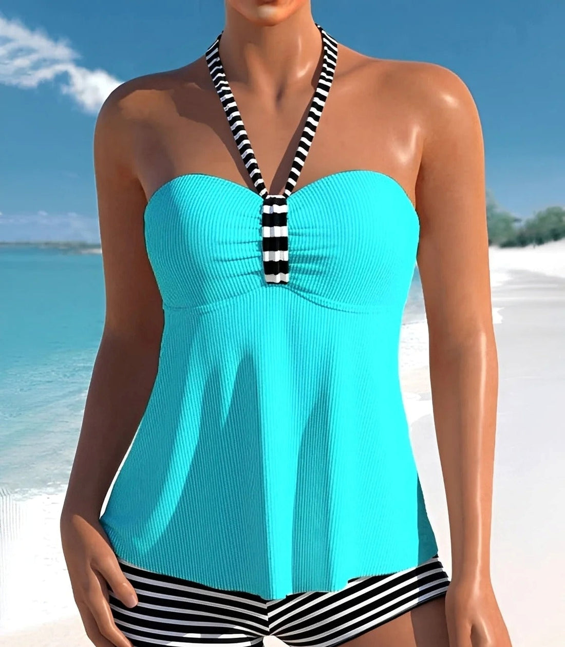 Ayla - Elegante Halterneck-Tankinis