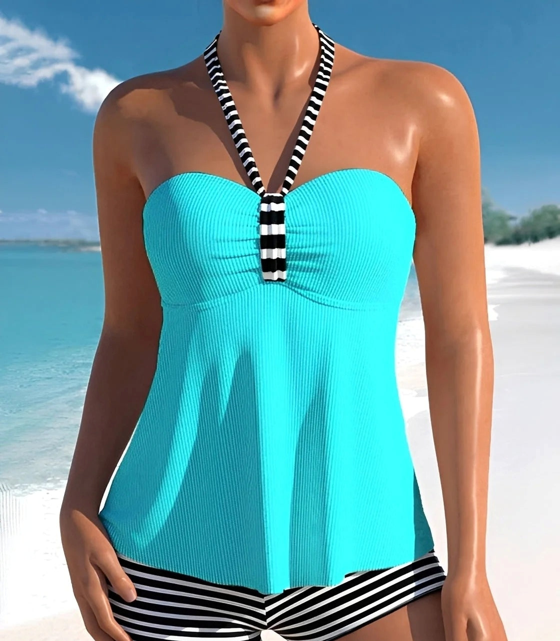 Ayla - Elegante Halterneck-Tankinis