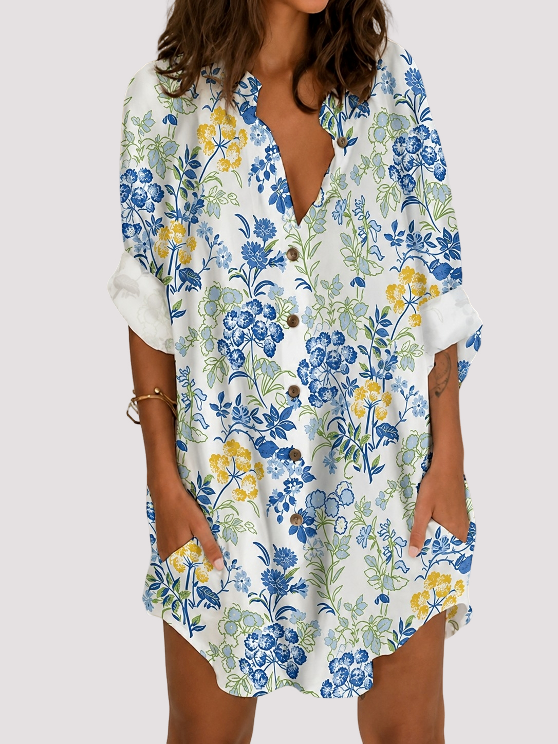 Esha - Stilvolles Langarmkleid