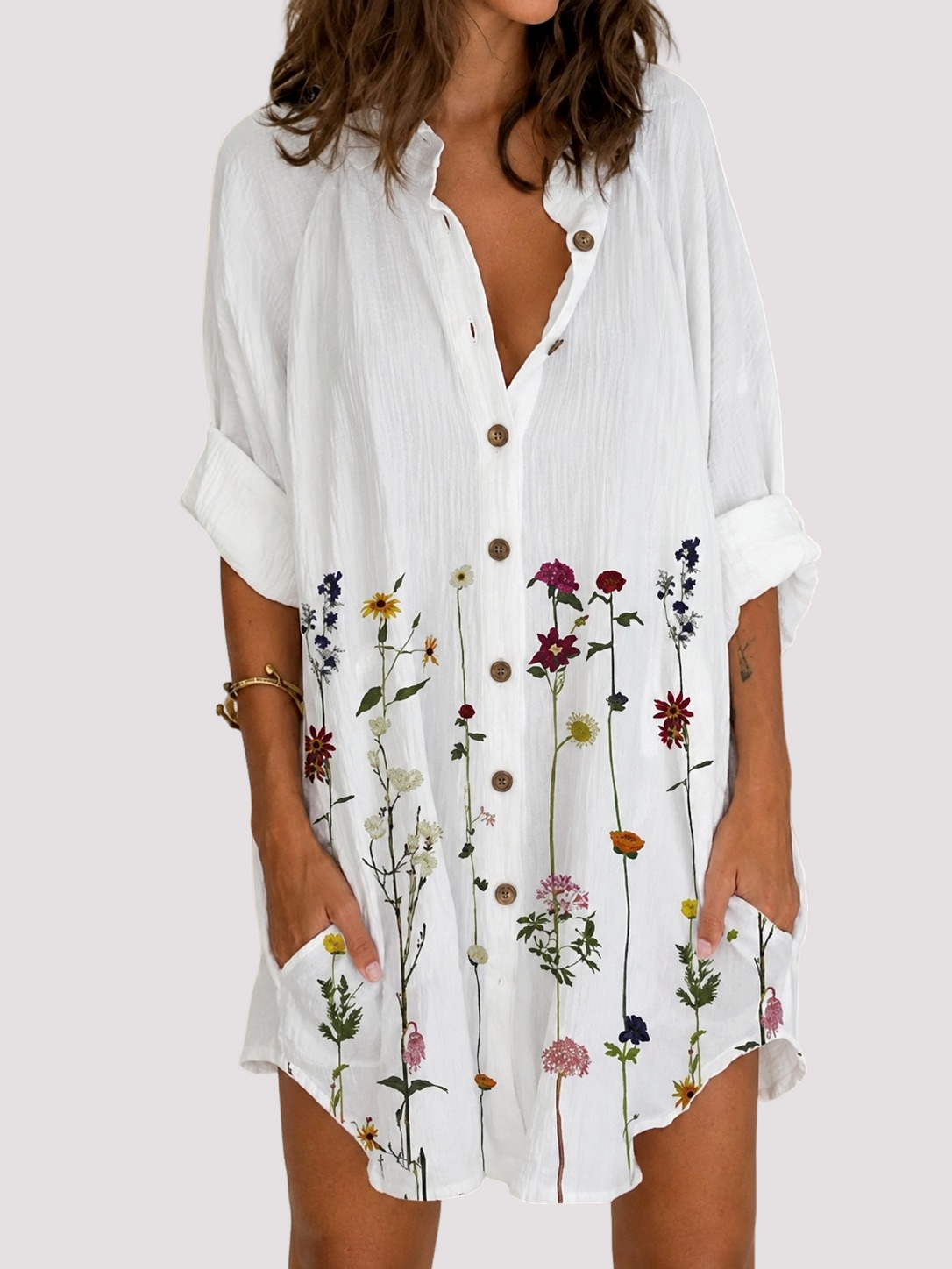 Esha - Stilvolles Langarmkleid