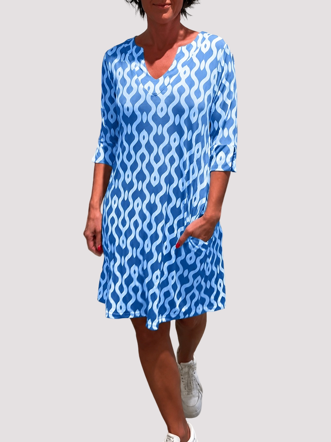 Jazmin - Lässiges Midikleid mit Rüschen