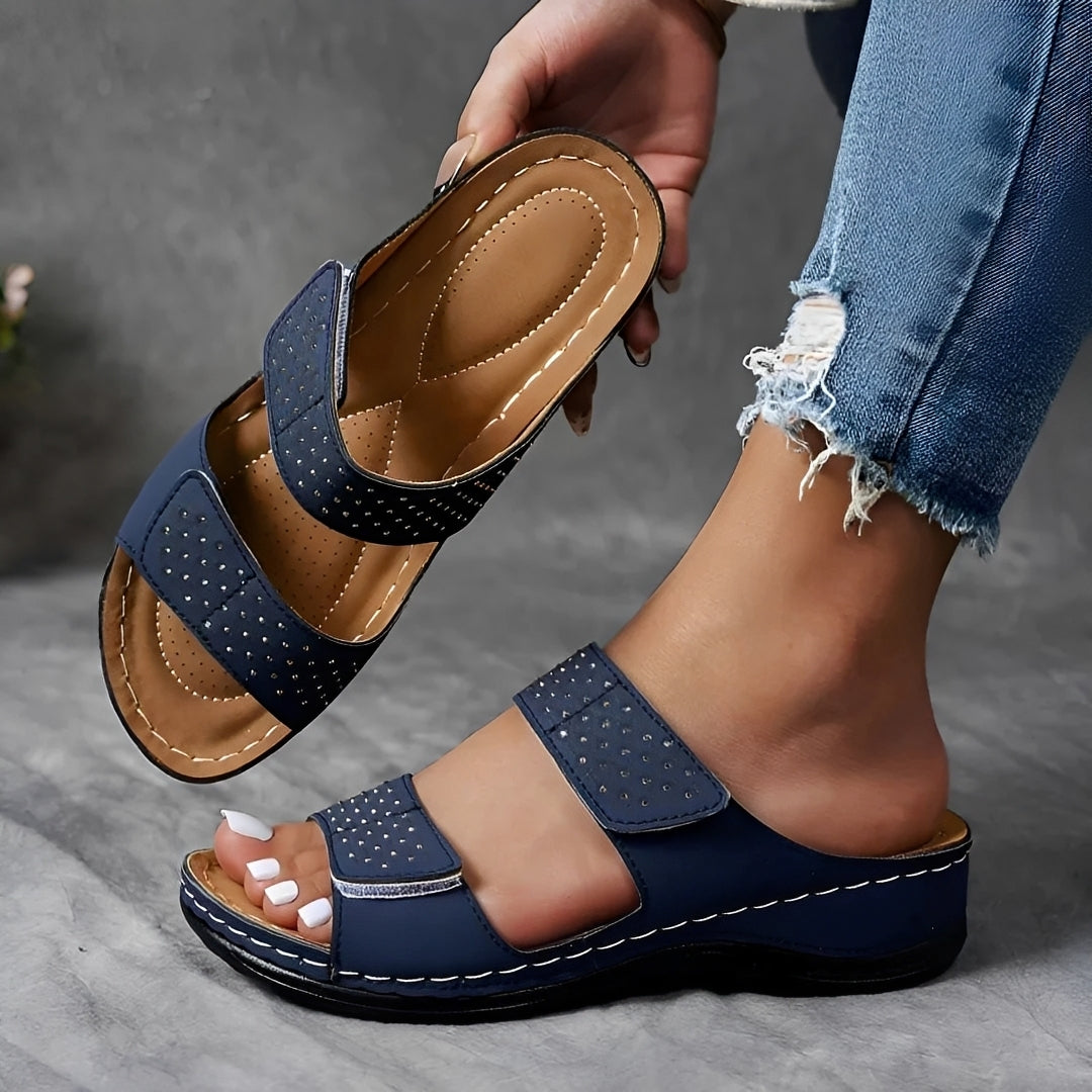 Lauren - Bequeme durchbrochene Sandalen