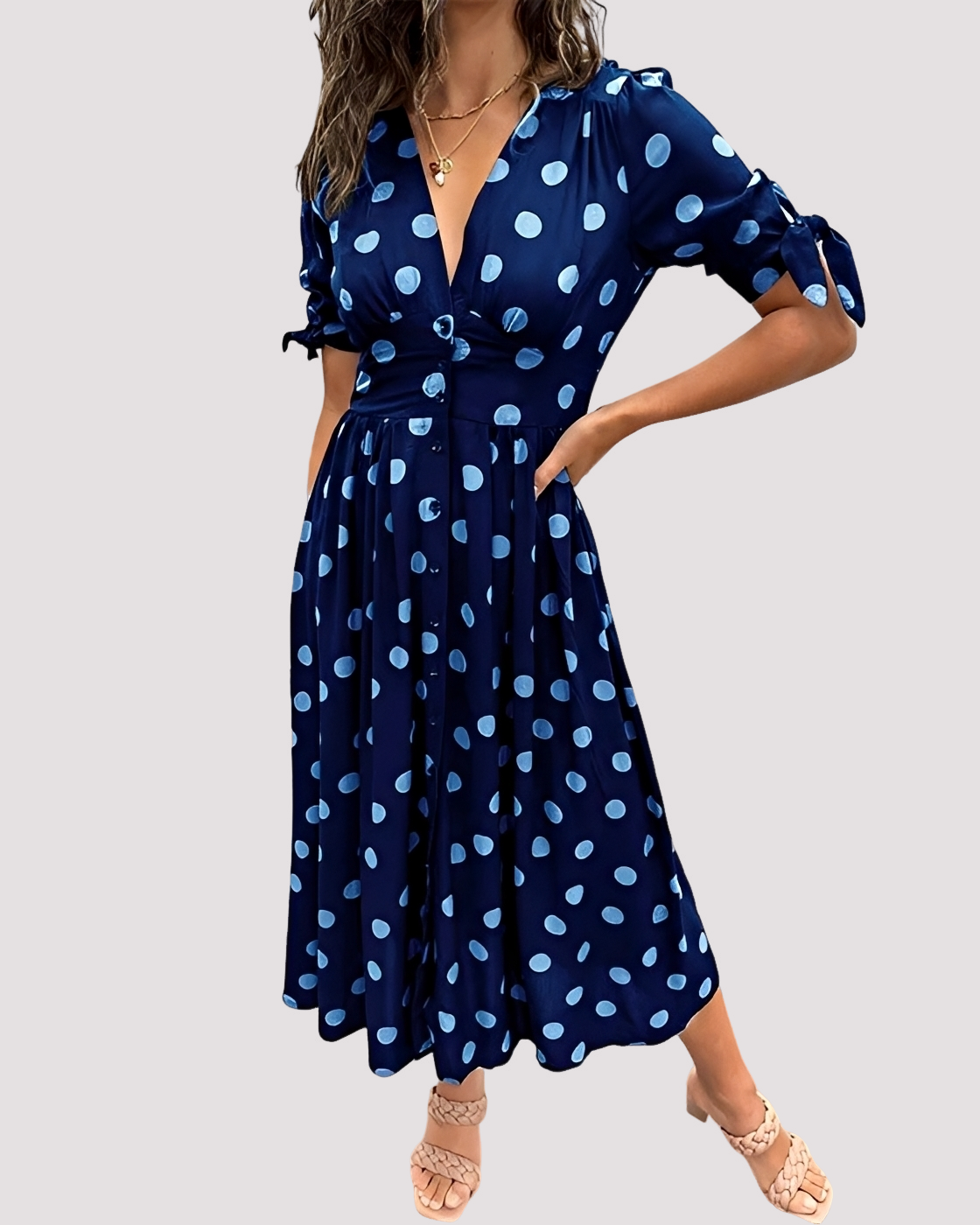 Nicole - Schickes Punktkleid