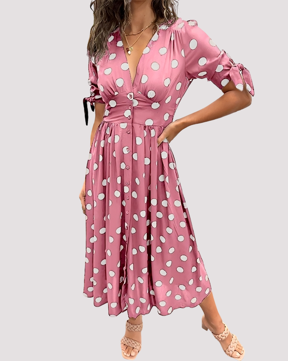 Nicole - Schickes Punktkleid