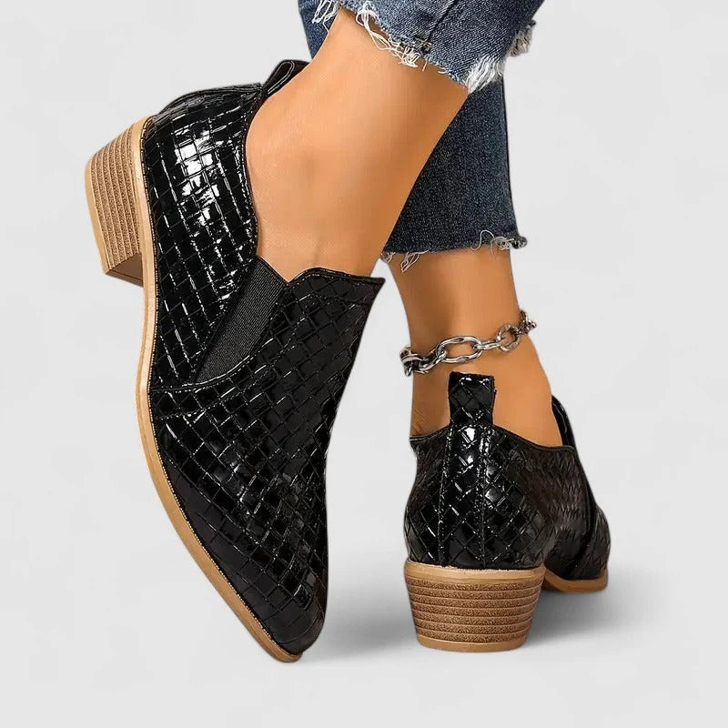 Ellie - Spitz zulaufende voluminöse Loafers