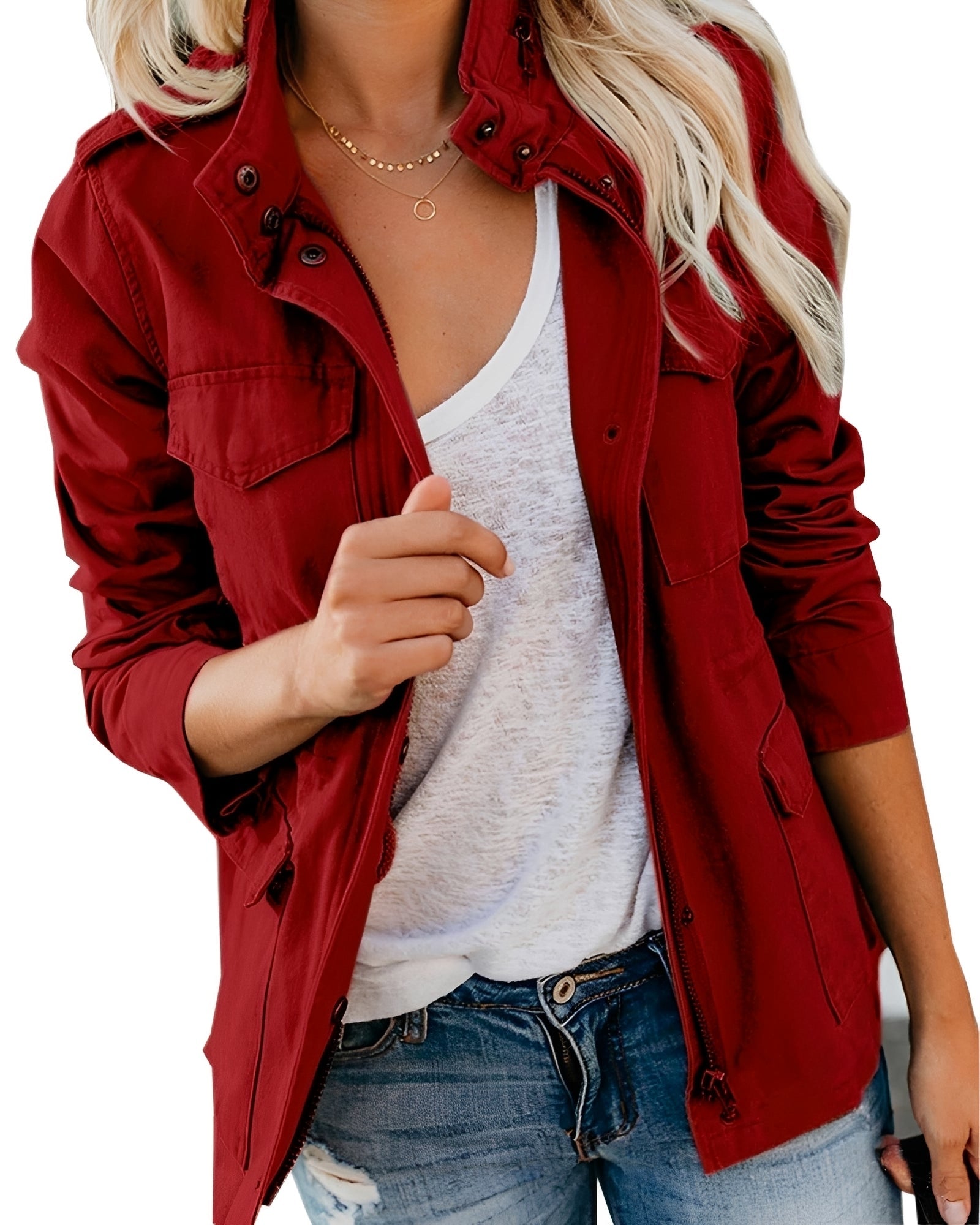 Elodie - Stilvolle Jacke mit Taschen