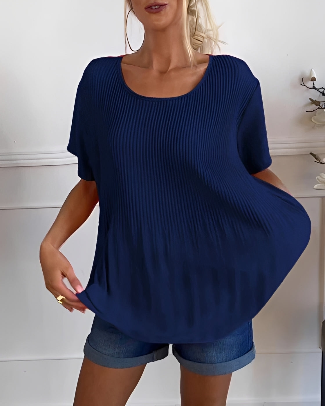 Faye - Legere Bluse mit Faltungen