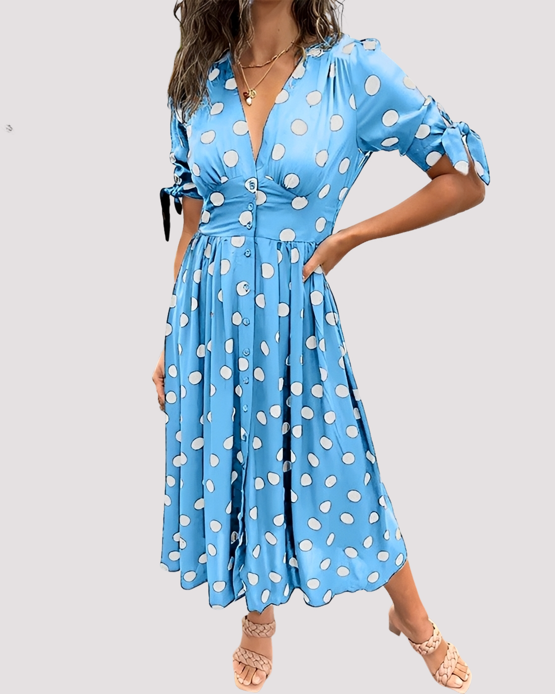 Nicole - Schickes Punktkleid