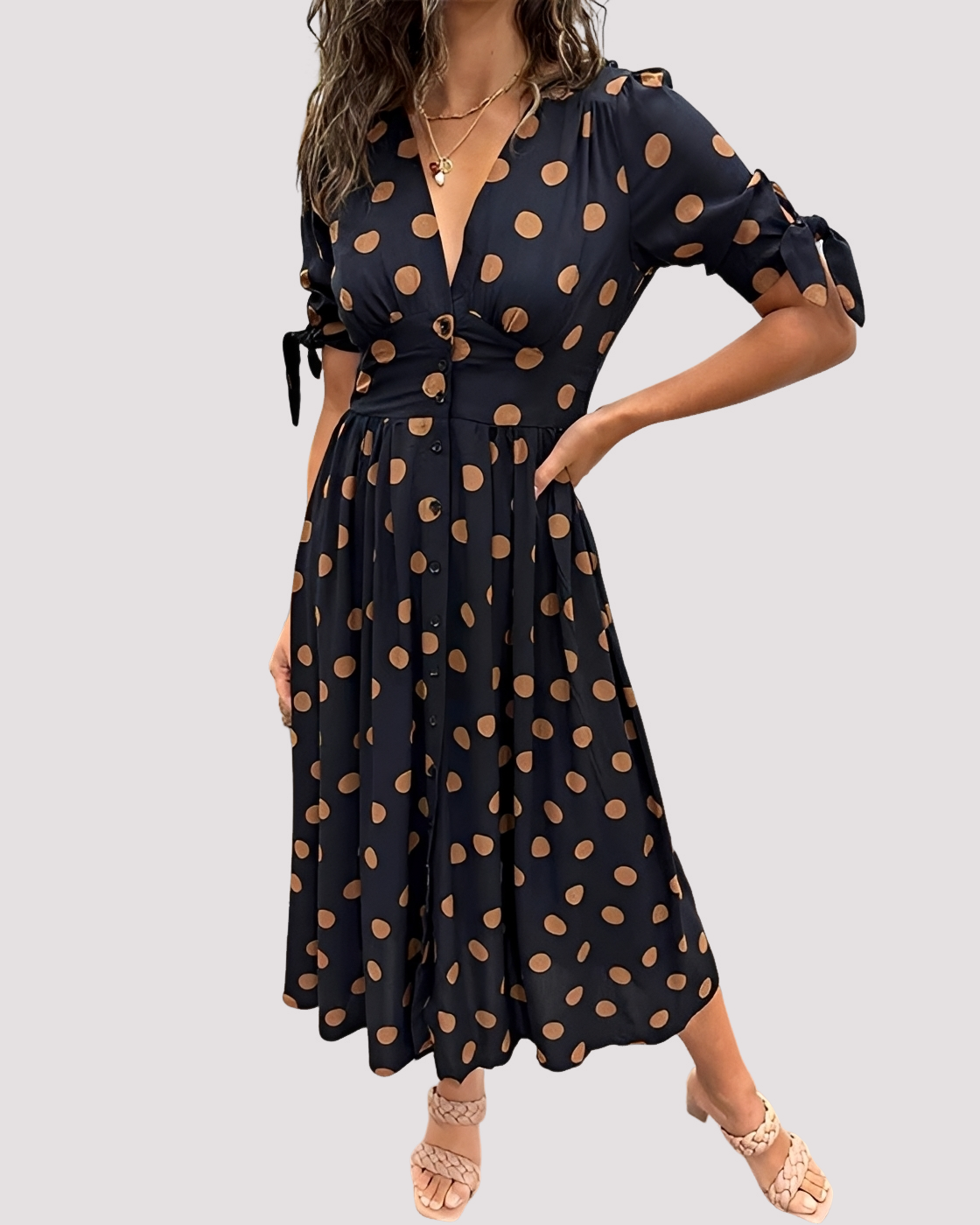 Nicole - Schickes Punktkleid