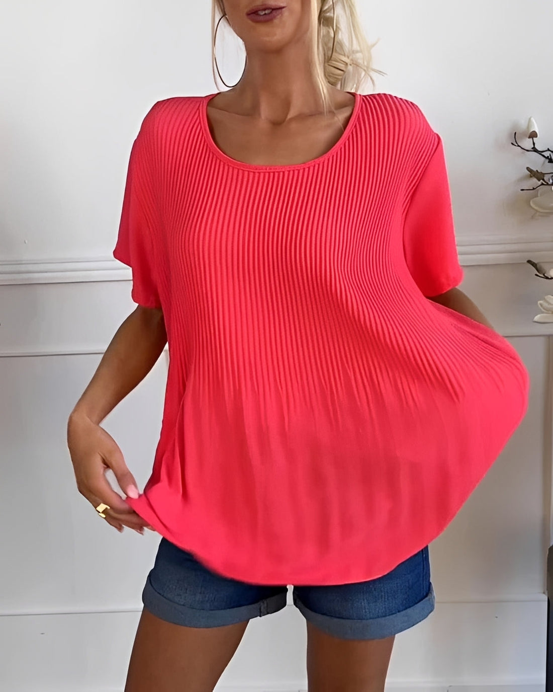 Faye - Legere Bluse mit Faltungen