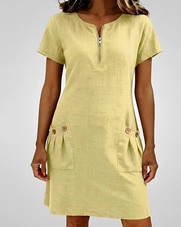 Emelia - Modernes Kleid mit Reißverschluss