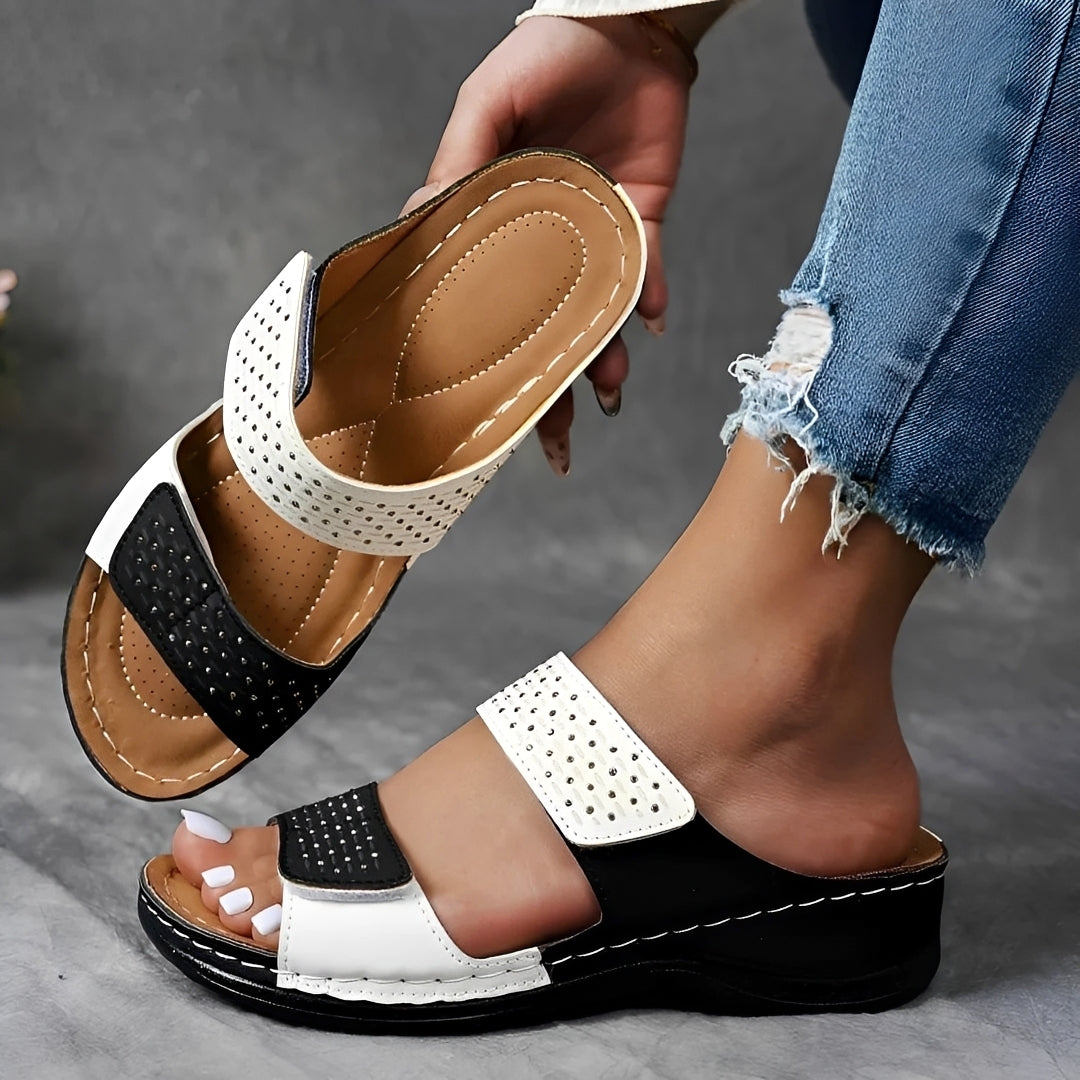 Lauren - Bequeme durchbrochene Sandalen