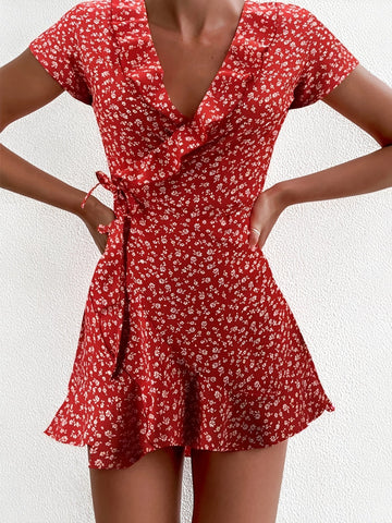 Betsy - Elegantes Mini-Kleid mit Blumenprint