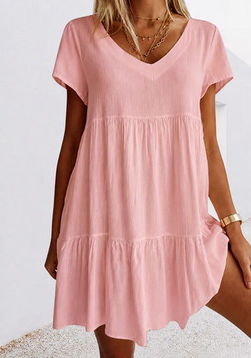 Cordelia - Komfortables Weites Minikleid