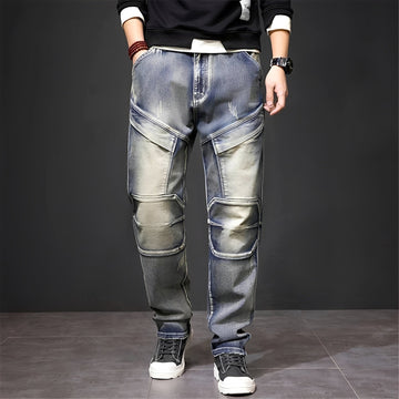 Myers - Trendige Jeans mit geradem Schnitt im Used-Look
