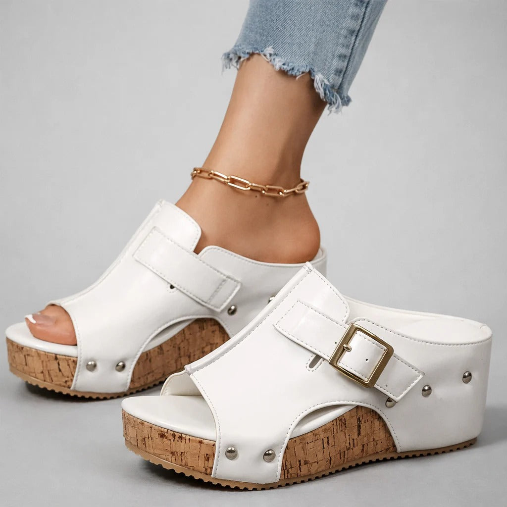 Albie - Trendige Plateausandalen