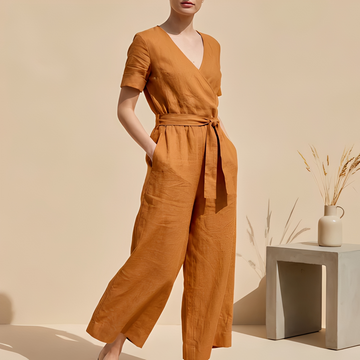 Charliya - Eleganter Overall mit vorderer Bindung für Damen