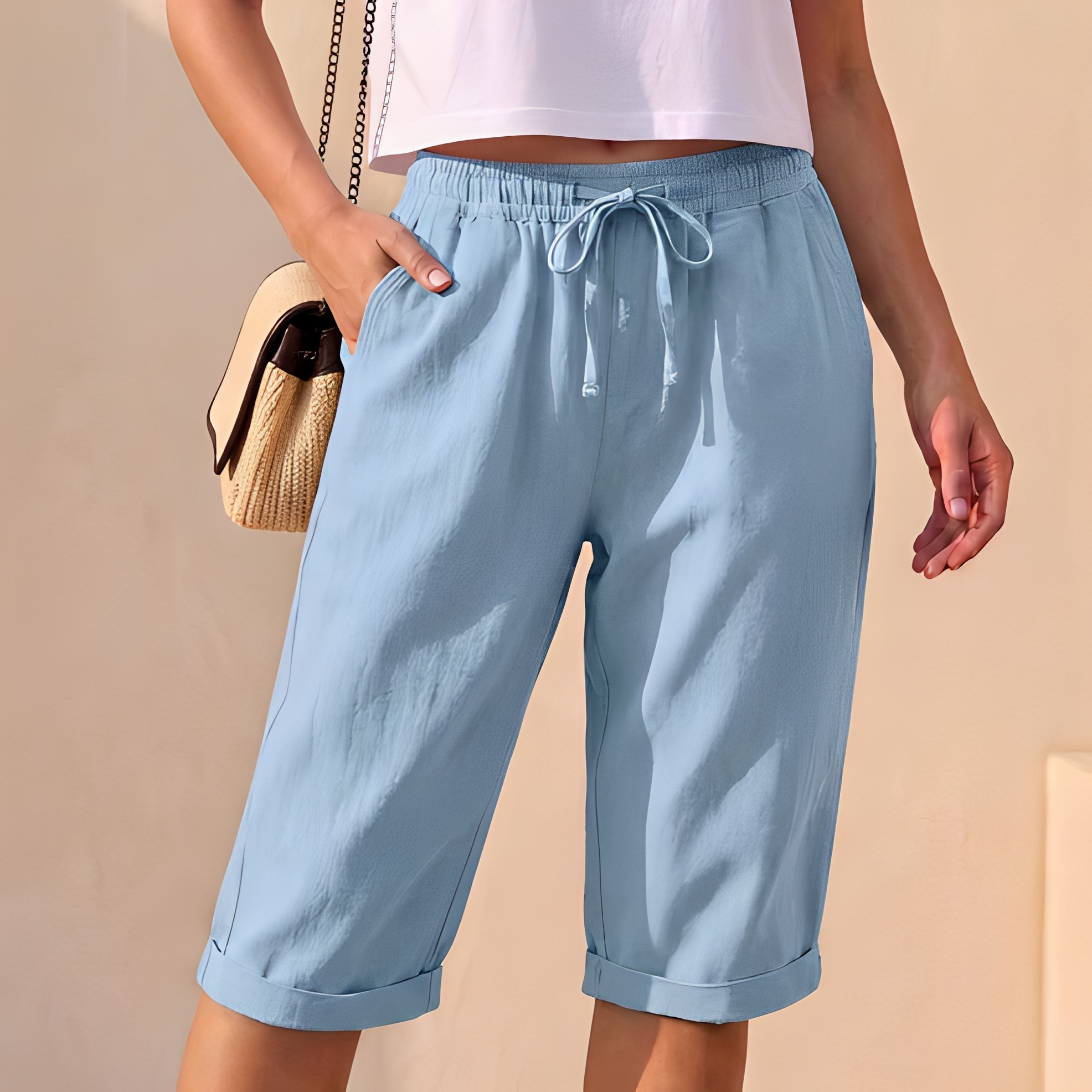 Kemmy - Stilvolle, lockere Sommerhose für Damen mit kurzem Schnitt