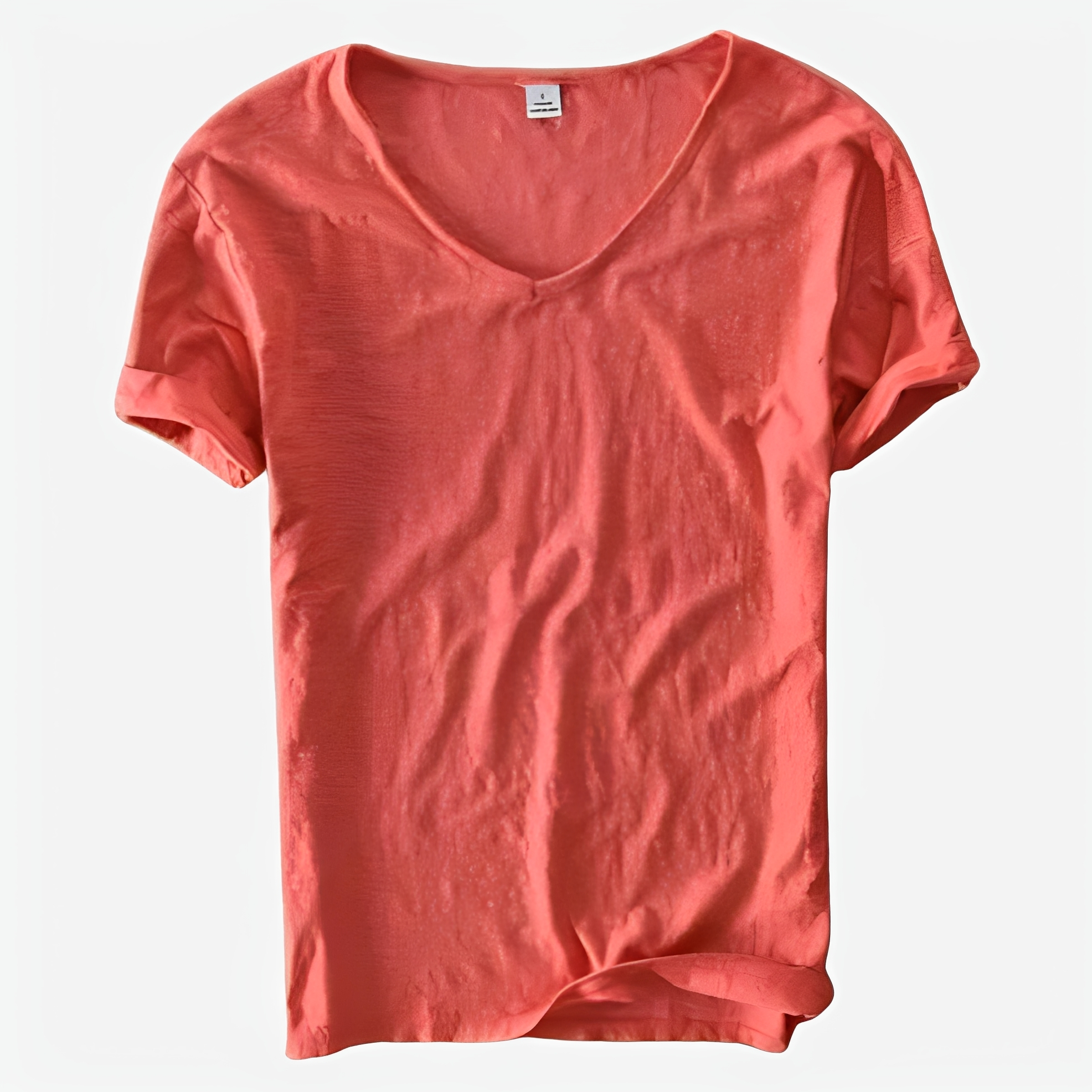 Jayson - Herren-Sommer-T-Shirt mit V-Ausschnitt im legeren Stil