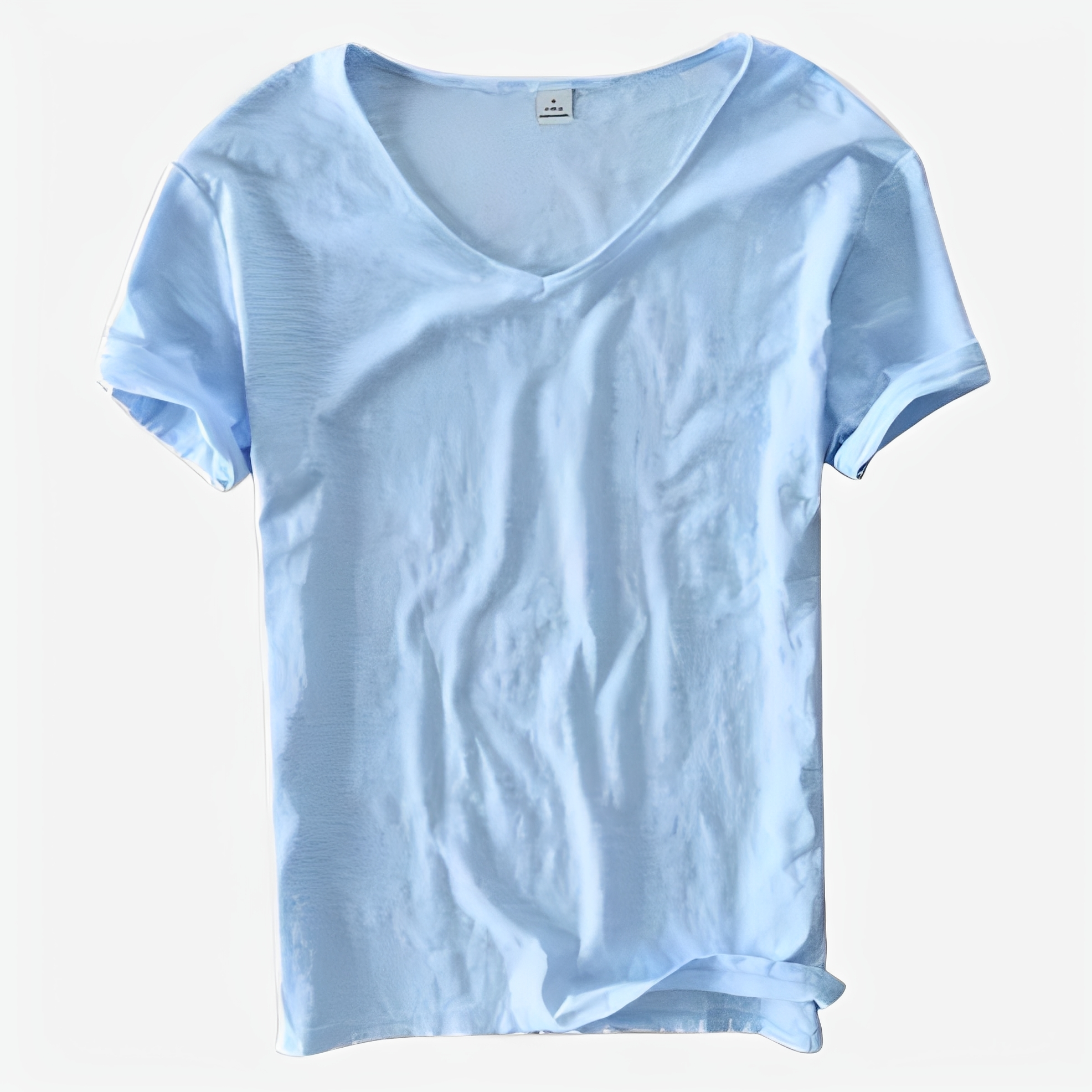 Jayson - Herren-Sommer-T-Shirt mit V-Ausschnitt im legeren Stil