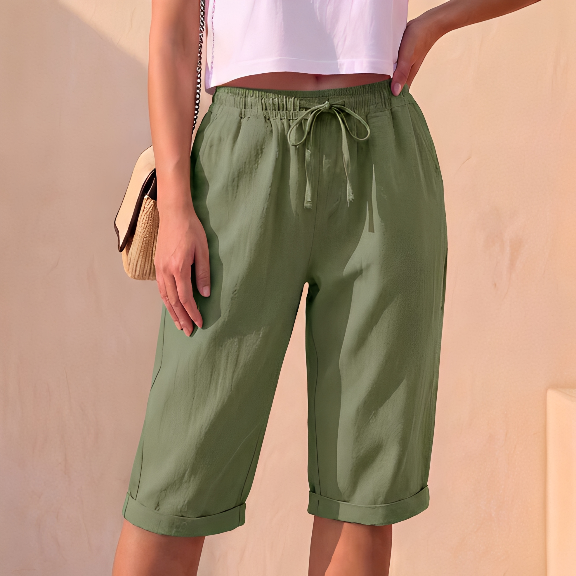Kemmy - Stilvolle, lockere Sommerhose für Damen mit kurzem Schnitt