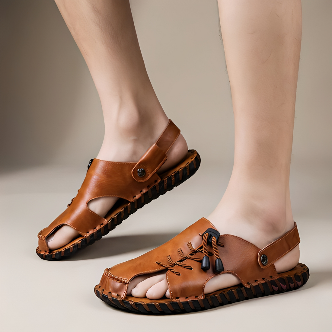 Rowar - Sommer-Sandalen offen vorne für Herren