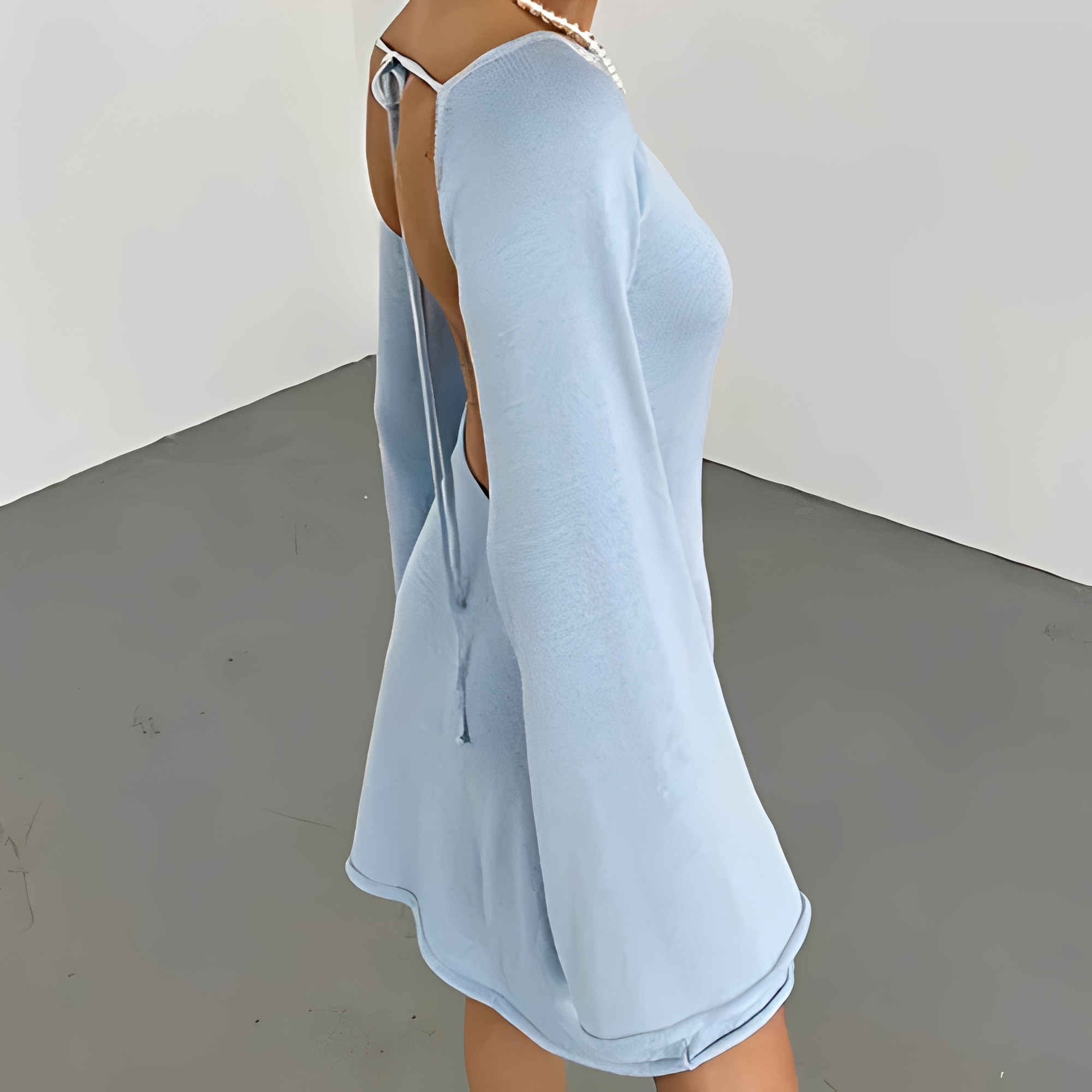 Aryana - Schickes Sommerkleid mit langen Ärmeln für Damen